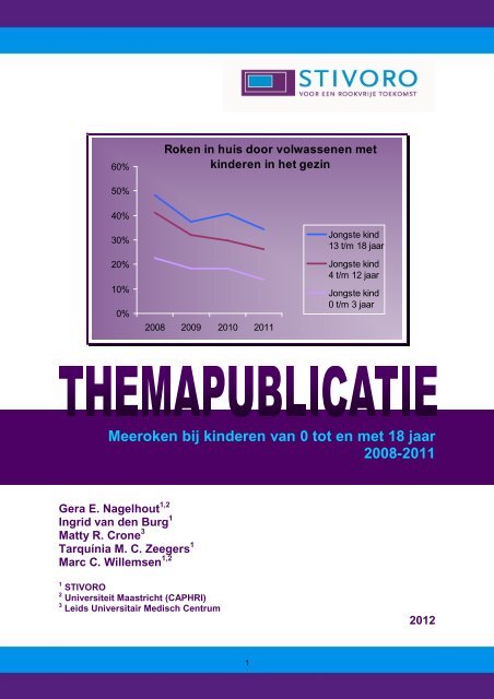 Themapublicatie meeroken bij kinderen van 0 tm 18 jaar - Stivoro