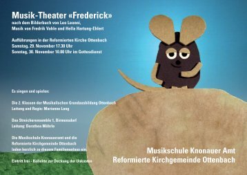 Musik-Theater «Frederick» - Musikschule Knonaueramt