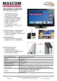 MC2234IDTV USB PVR - Mascom