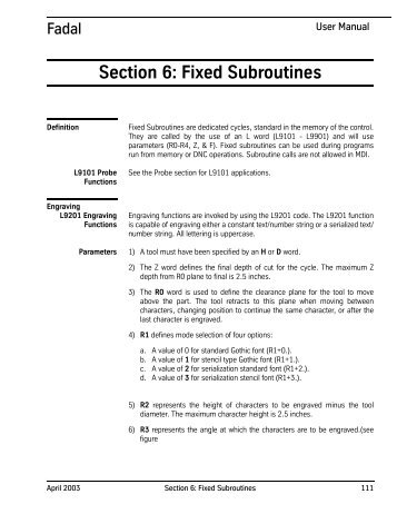 Sect 6-Fixed Subroutines - FadalCNC.com