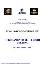 Discipline da Ring - Wtka Italia