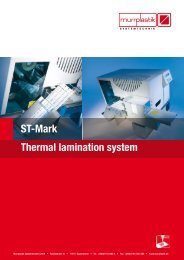 ST-Mark Thermal lamination system