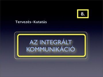 7. Integrált kommunikáció - Sas István.hu