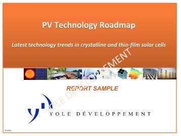 PV Technology Roadmap Latest technology trends in ... - cleanglobe