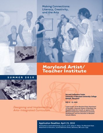 Maryland Artist/ Teacher Institute - Arts Education in Maryland ...