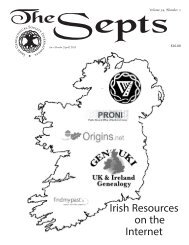 2013 - Irish Genealogical Society International