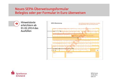 SEPA-Lastschriften - Sparkasse Emsland