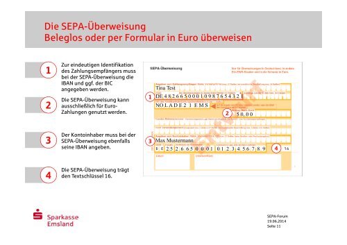 SEPA-Lastschriften - Sparkasse Emsland