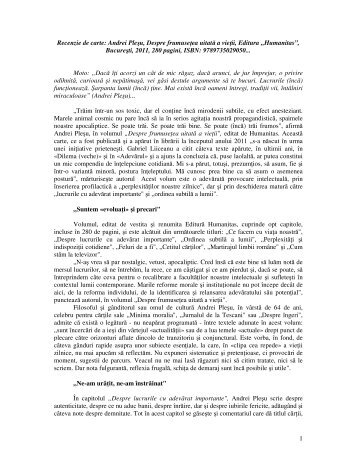 Andrei Plesu - Despre frumusetea uitata a vietii - 2012.pdf