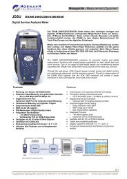 JDSU DSAM 2000/2300/3300/6300 - Normann Engineering