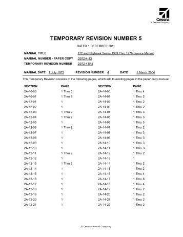 Cessna 150 Structural Repair Manual