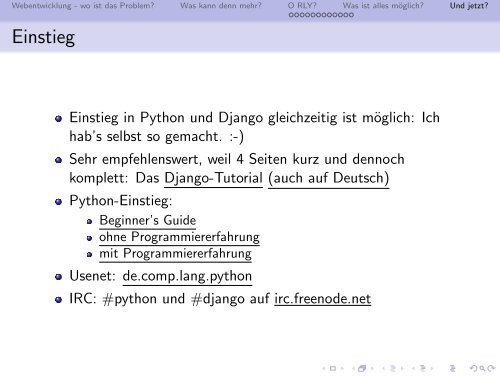 Webentwicklung mit Django - webdevFulda