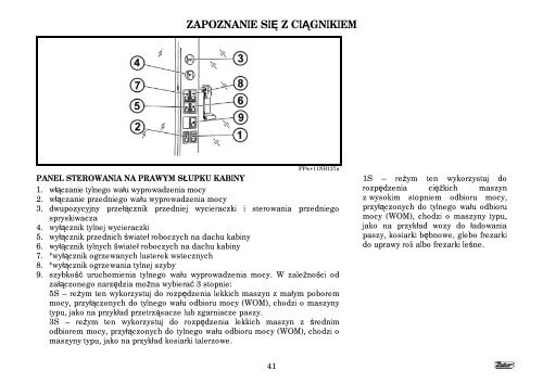 Podane zasady eksploatacji ciÄgnika Proxima Power sÅuÅ¼Ä do ...