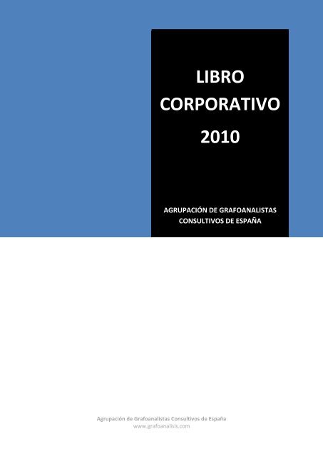 libro corporativo agc 2010 - Grafoanalisis.com