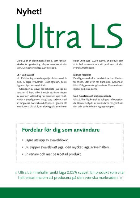 Nya Ultra LS - Preem