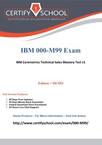 IBM 000-M99 Exam