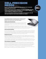 Dell Precision M6500 Data Sheet (PDF 406 Kb) - Cadspec