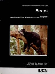 The Status & Conservation of Bears - International Association for ...