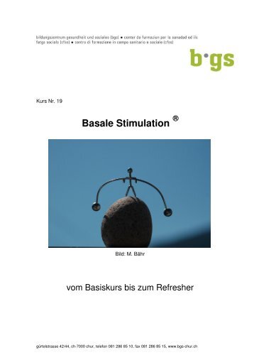 P 19 Basale Stimulation mit Anmeldung - BGS-Chur