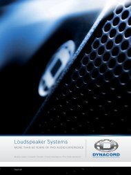 Loudspeaker Systems - Udo Erpenstein GmbH