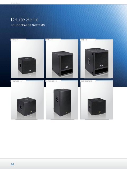 Loudspeaker Systems - Udo Erpenstein GmbH