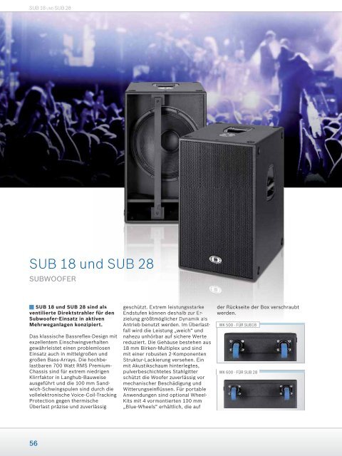 Loudspeaker Systems - Udo Erpenstein GmbH