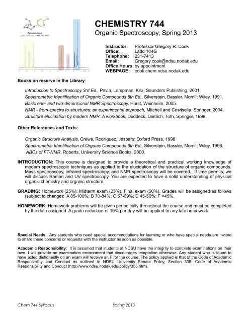 Chem 744 Syllabus