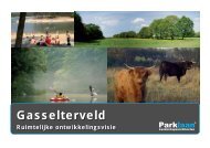 ruimtelijke ontwikkelingsvisie Gasselterveld - Provincie Drenthe