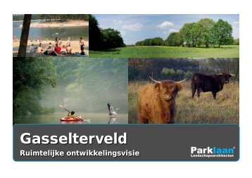 ruimtelijke ontwikkelingsvisie Gasselterveld - Provincie Drenthe