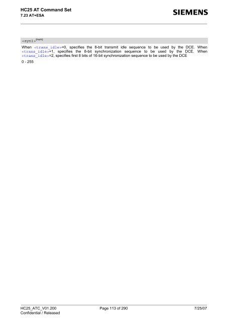 HC25 AT Command Set - Portech.com.tw