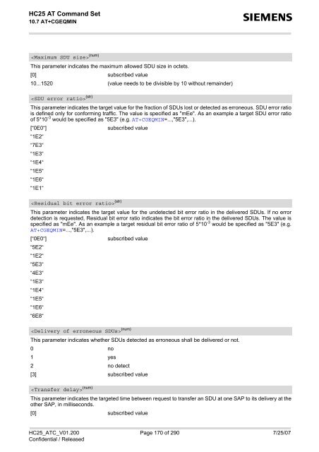 HC25 AT Command Set - Portech.com.tw