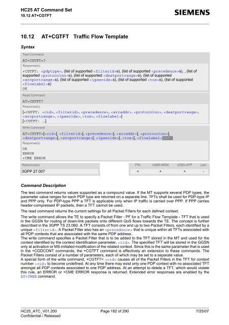 HC25 AT Command Set - Portech.com.tw