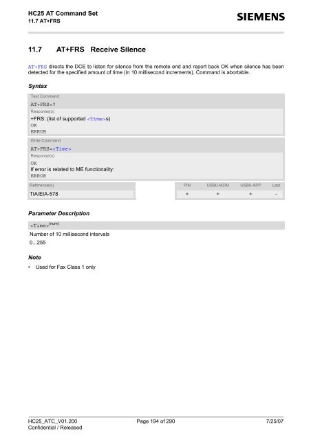 HC25 AT Command Set - Portech.com.tw