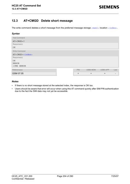 HC25 AT Command Set - Portech.com.tw