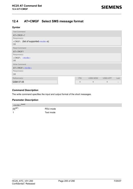 HC25 AT Command Set - Portech.com.tw