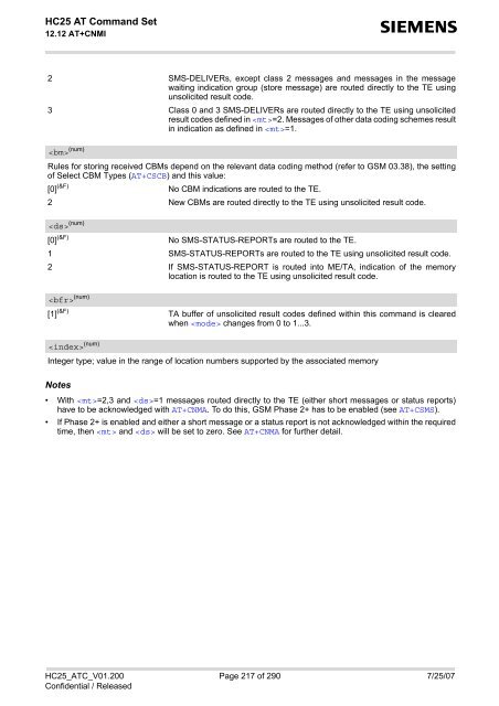 HC25 AT Command Set - Portech.com.tw