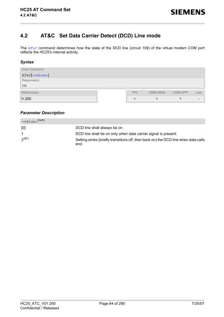 HC25 AT Command Set - Portech.com.tw