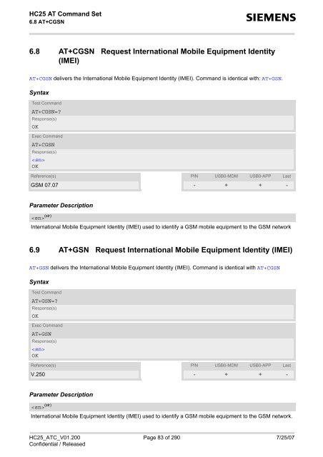 HC25 AT Command Set - Portech.com.tw