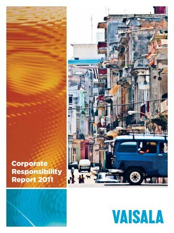 Vaisala Corporate Responsibility Report 2011