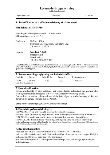NF-M 750 - Middeldatabasen