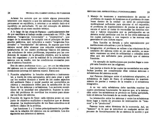 Ediciones del IDES NÂº 10, Talcott Parsons y la teorÃ­a del cambio ...