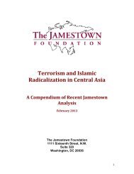 Terrorism in Central Asia February 2013 - The Jamestown Foundation