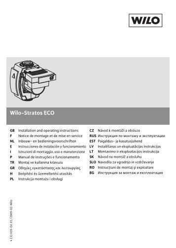 Wilo-Stratos ECO