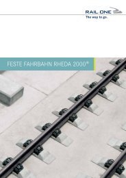 feste fAhrbAhn rhedA 2000Â® - RAIL.ONE GmbH