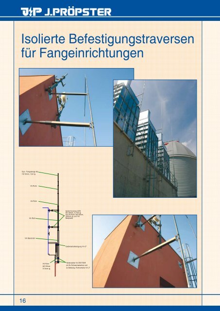 Isolierter Blitzschutz - Proepster.