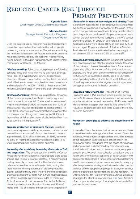 Public Health Bulletin Edition 1, 2004 - SA Health - SA.Gov.au