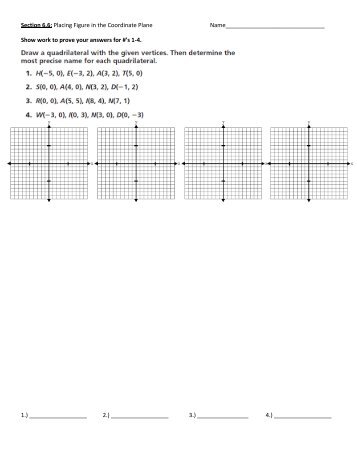 Section 6.6: Placing Figure in the Coordinate Plane ...
