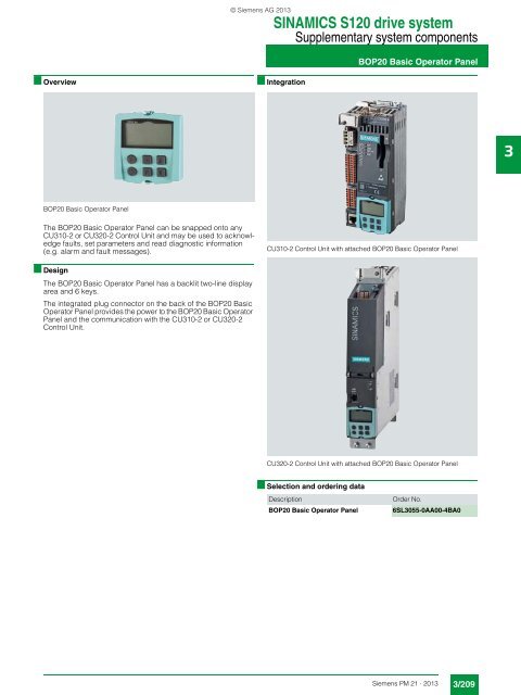 Catalog PM 21 2013 - Siemens Industry, Inc.