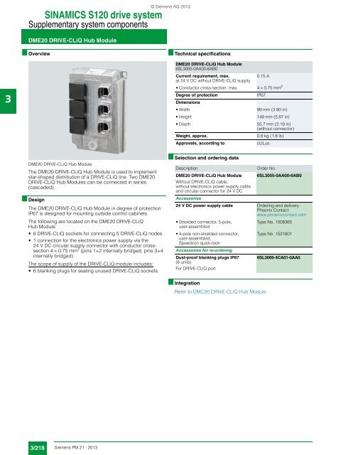 Catalog PM 21 2013 - Siemens Industry, Inc.