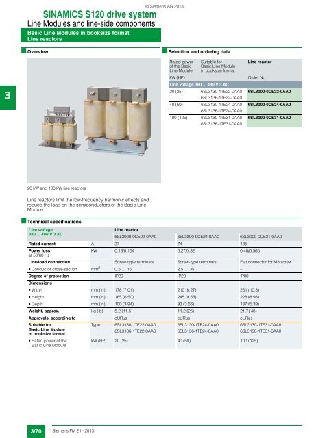 Catalog PM 21 2013 - Siemens Industry, Inc.